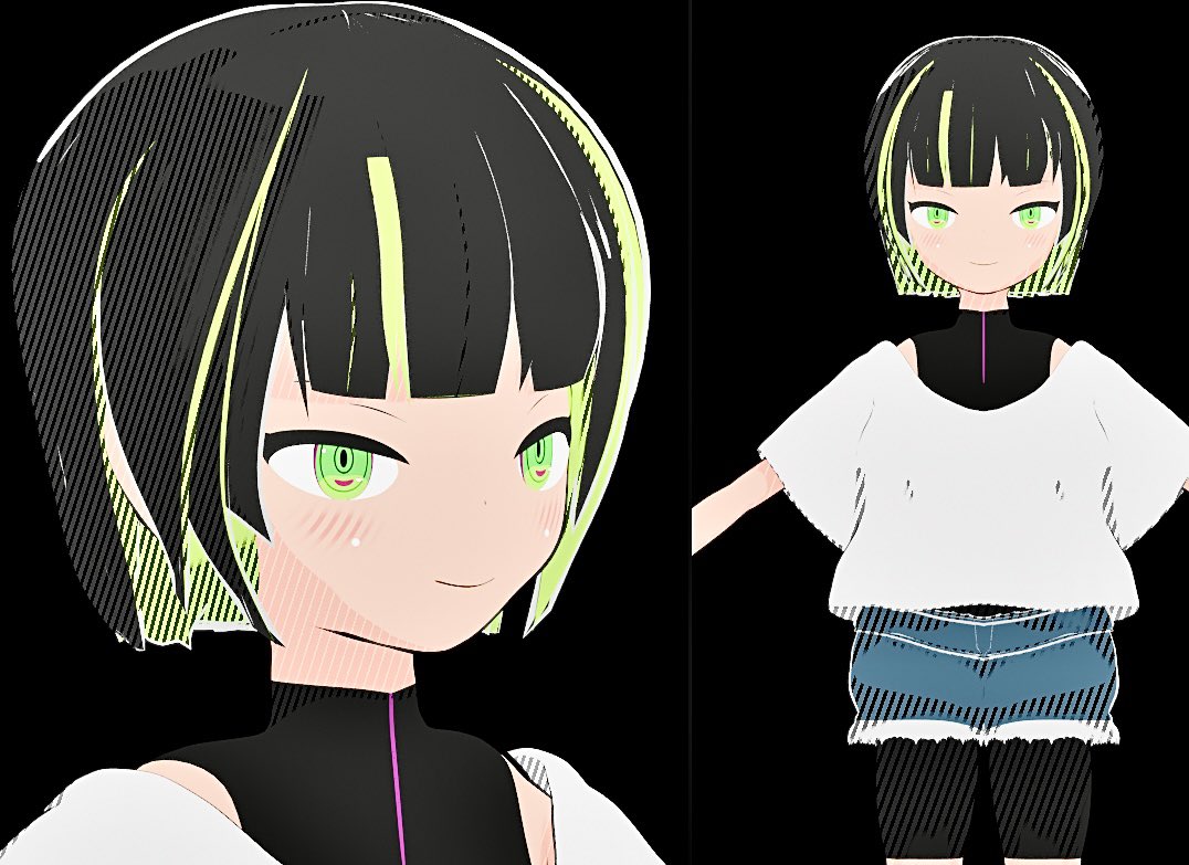 影の部分に斜めの波テクスチャを入れる試み

これはこれでなかなかいい感じです
#blender #3DCG