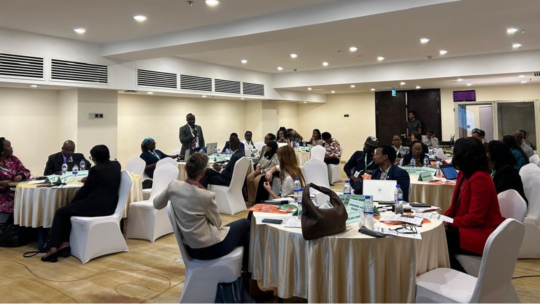 AUC_PAPS's tweet photo. (1/3) @AUC_PAPS #CEWS &amp; #GPSP, in collaboration with @ohchr, concluded a 2-day regional consultation on establishing a Community of Practice for gender-inclusive early warning mechanisms. https://t.co/YfAtzqt6Gq