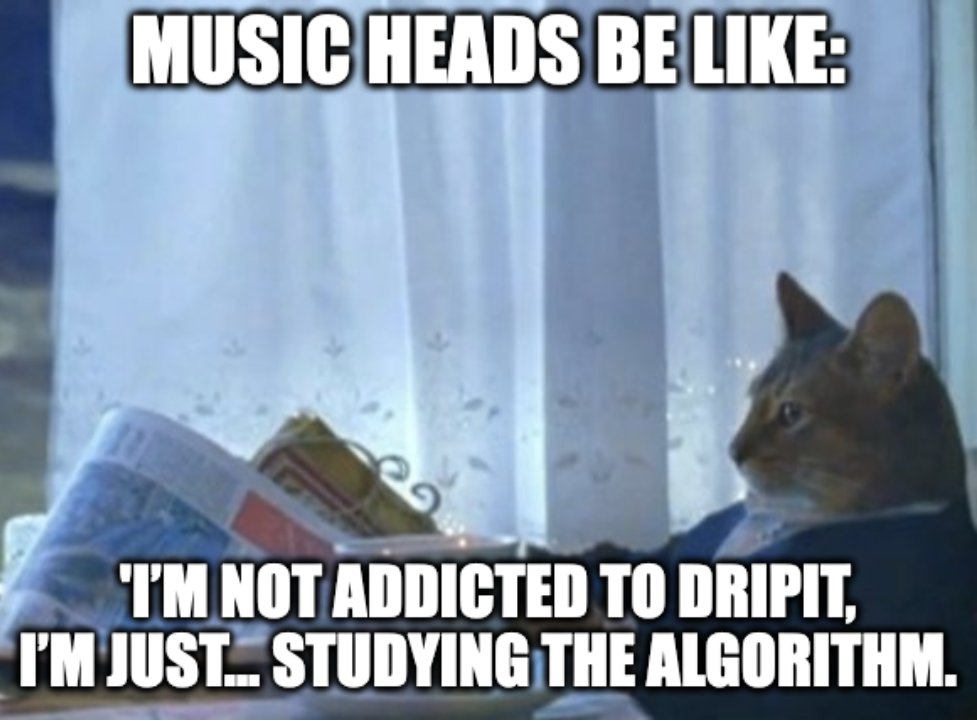 dripit_io's tweet photo. Studying the HypeMeter like it’s the new Billboard.
Launching on April 15.
#dripit https://t.co/tGGKKdJpBj