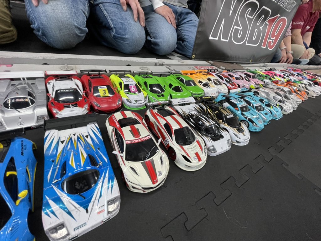 NSB19GP2025、今年も大盛り上がりで終了です。空きピット増えてきましたので、一般走行出来ます。閉店は23:00ですので是非是非お誘い合わせの上、お気軽にご来店下さいませ♪ #ミニッツ #NSB19