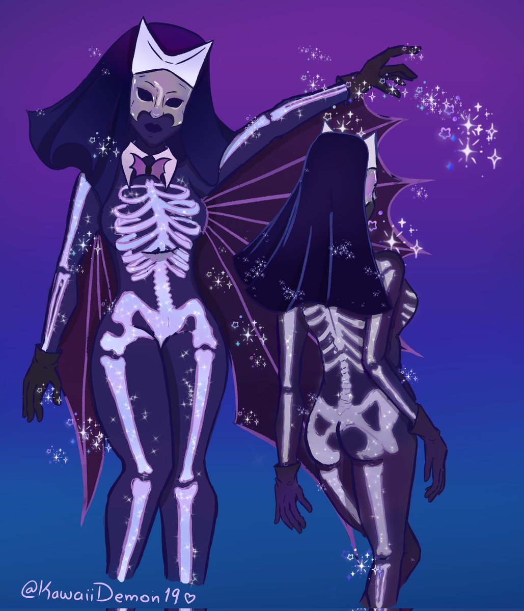Beautiful Ghoulette's 💜💜💜
This new style is divine

#thebandghost #fanart #digitalart #ilustration #art #ghoulettes #lachryma #satanized #skeleta