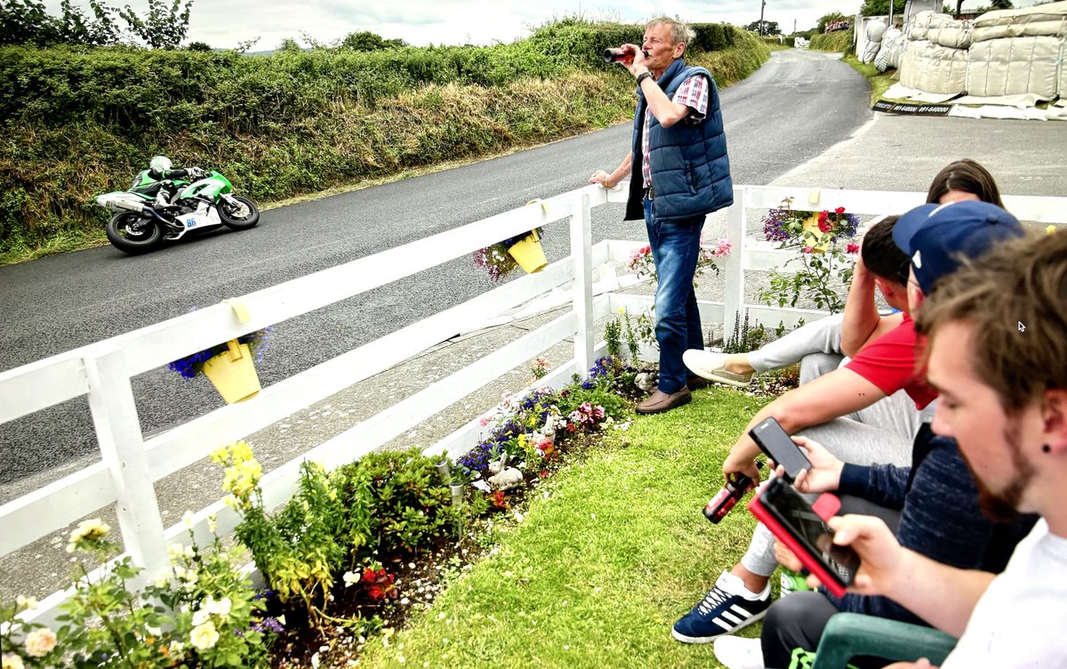 You dont have to leave the front garden. #irishroadracing