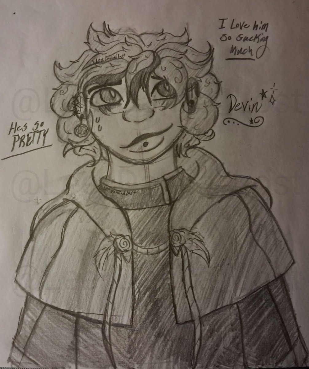 Lee_Dahlia_Lost's tweet photo. Art of @FourOhFourEnt 's character Devin from #Fairytailorigins it took me over two hours, I loved doing this art so much because he's always been one of my favorite characters and part of one of my very first hyperfixations ♡ #Originscrew #fourohfourentertainment #mcyt #fanart https://t.co/7SHZI9F7uA