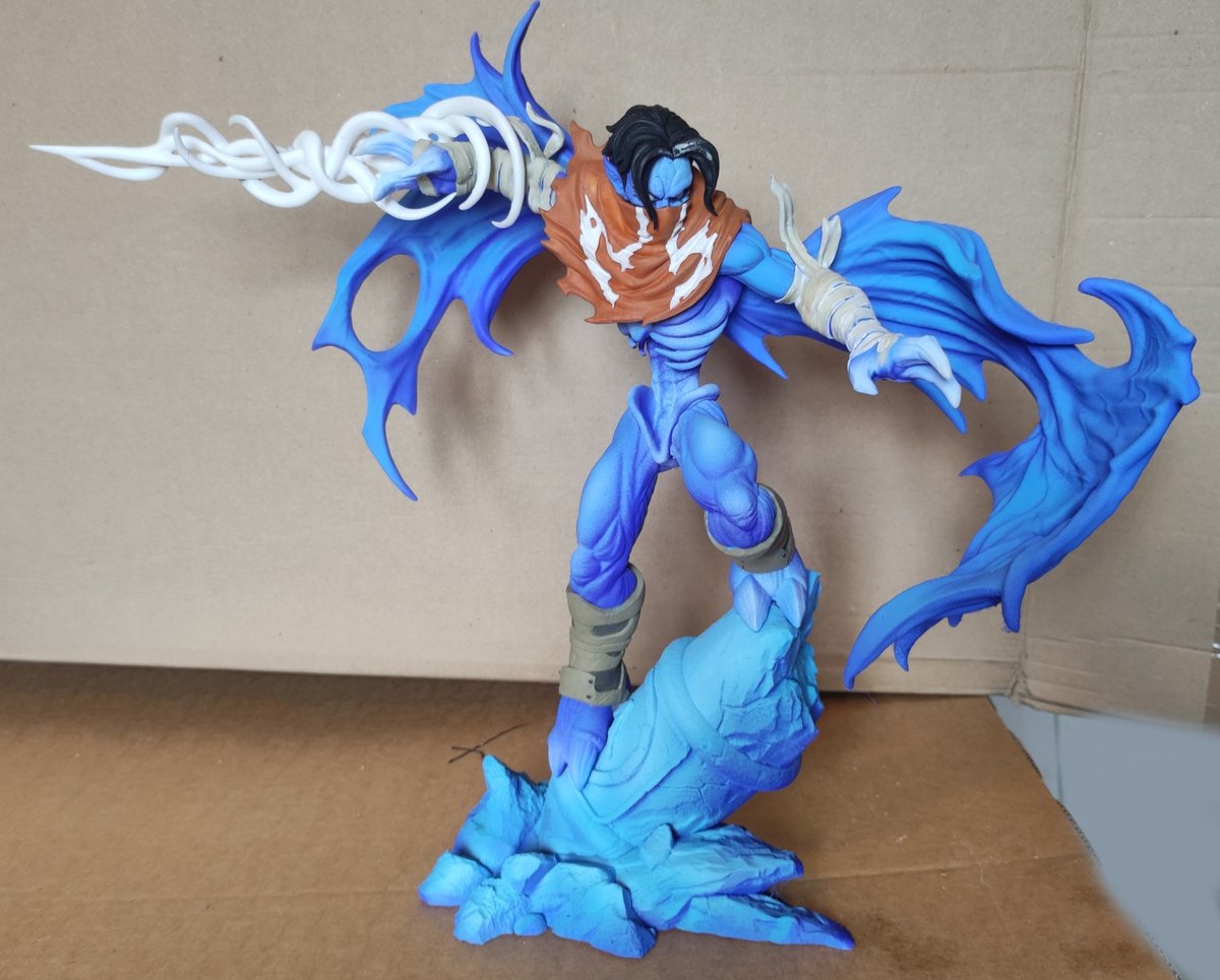 1/6 print of <a href="/NomnomFigures/">Nomnom Figures</a> ' Raziel, base colors before I ruin it with cel shading