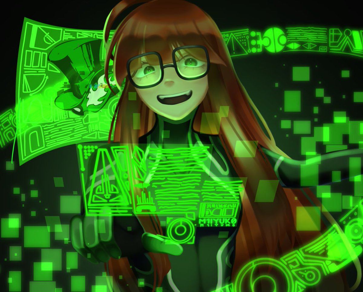 M1iyuk0's tweet photo. Here come the buffs!

#futabasakura #p5r #p5 https://t.co/wP4PdbiIrU