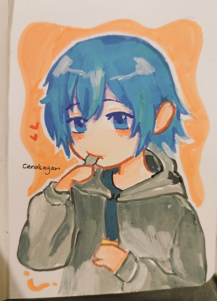 another tamaki yotsuba eating pudding 🩵🙂‍↕️ trying @.mlkwayss chibi artstyle (YEAH ITS A LOT DIFFERENT but fun :D)