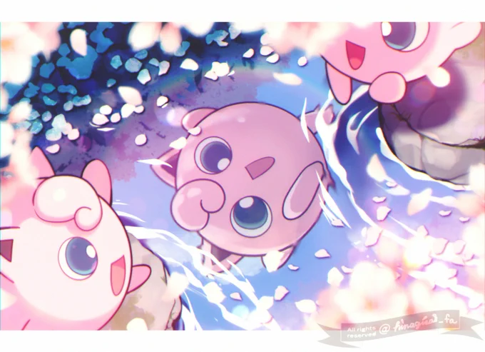 秘密のお花見スポットへ#Jigglypuff 