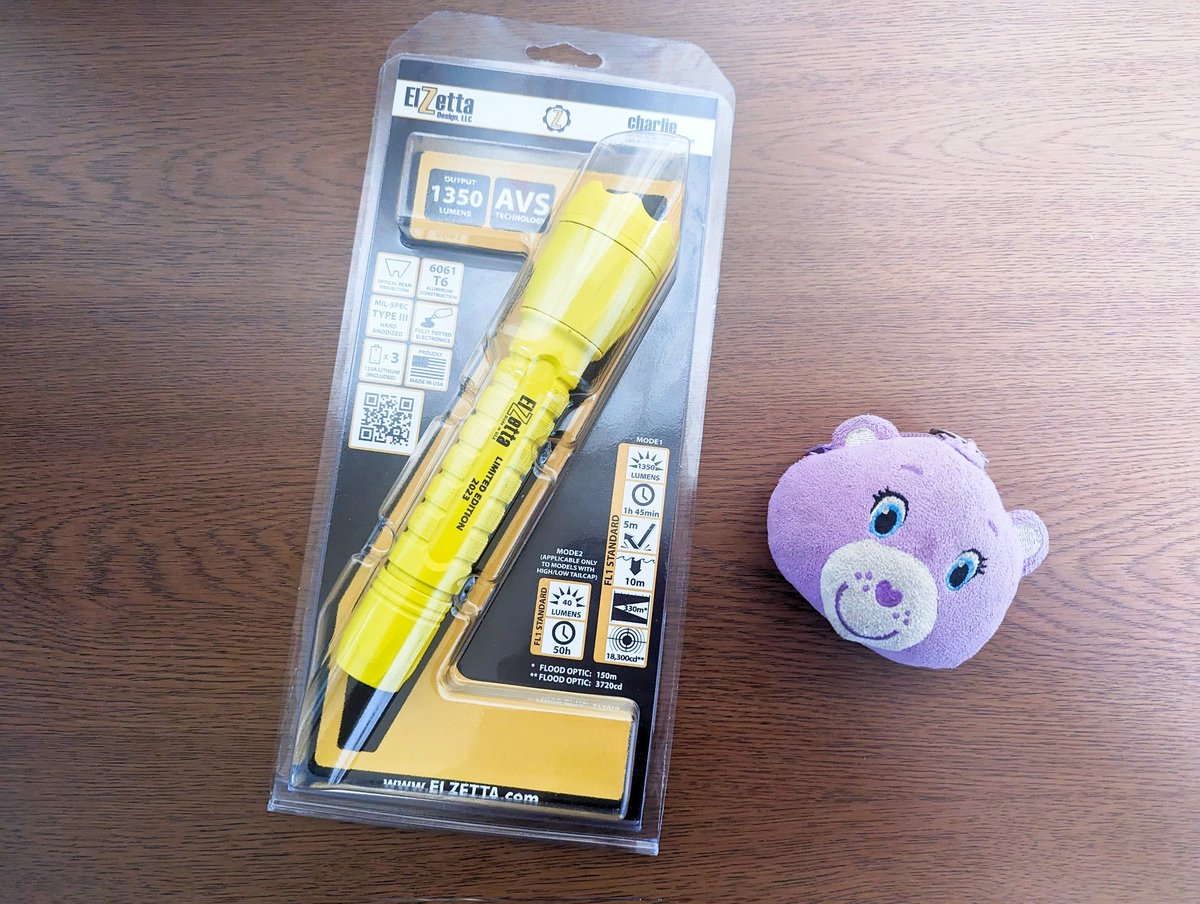 今日のビクトリー🏆✨🔦🦸(´-(ェ)-`;)♥ ・Elzetta Charlie Model C333