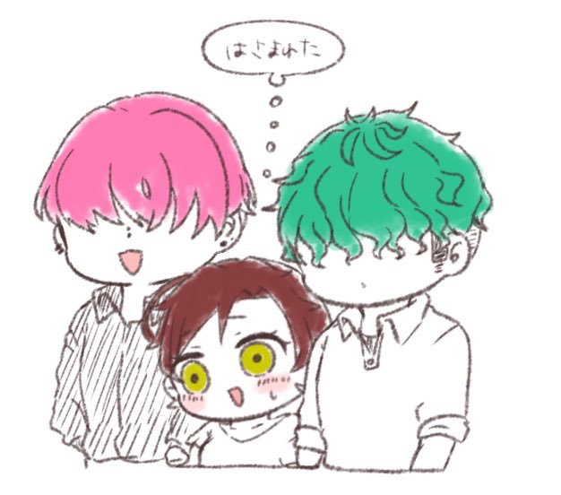 @bro_sis_MyLove 
挟まれたまつりさん 