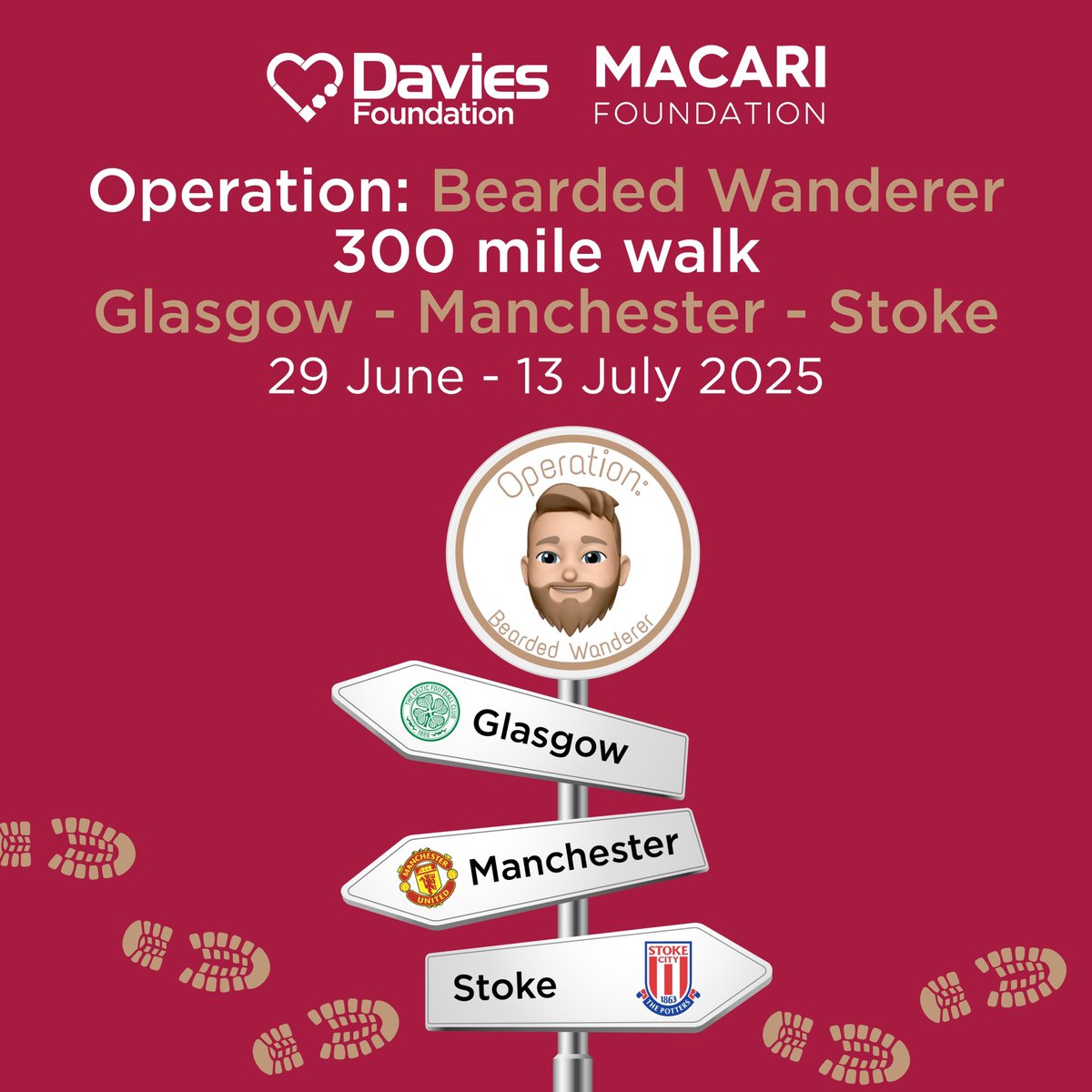 Operation: Bearded Wanderer (@operationbeard1) on Twitter photo After a huge marathon of a stomp the day before, I start day 13 on 11th July at Old Trafford.
Rather fitting that Lou, The Macari Foundationโs patron had an amazing career from 1973-1984 for <a href="/ManUtd/">Manchester United</a> .
I might also try and find time to visit Louโs famous chippy too After a huge marathon of a stomp the day before, I start day 13 on 11th July at Old Trafford.
Rather fitting that Lou, The Macari Foundationโs patron had an amazing career from 1973-1984 for <a href="/ManUtd/">Manchester United</a> .
I might also try and find time to visit Louโs famous chippy too