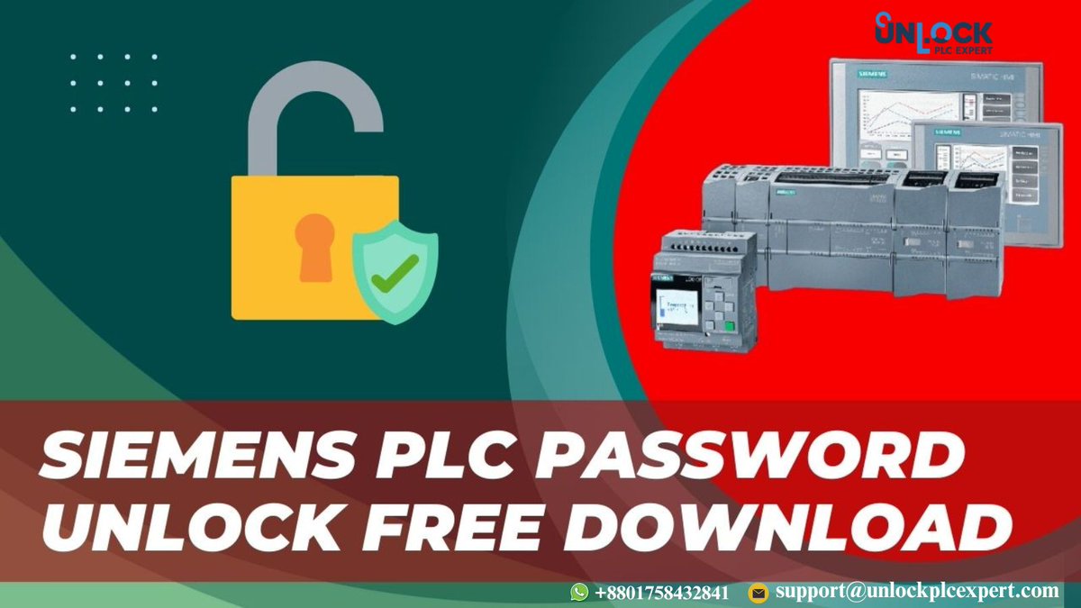 Unlockplcexpert's tweet photo. 🔓 Siemens PLC Password Locked? Unlock Now - Absolutely Free..
#SiemensPLC #S7200Unlock #S7300 #S7400 #PLCUnlock #IndustrialAutomation #AutomationSolution #UnlockPLCExpert #PLCPasswordBypass https://t.co/nhN6k6bq6g