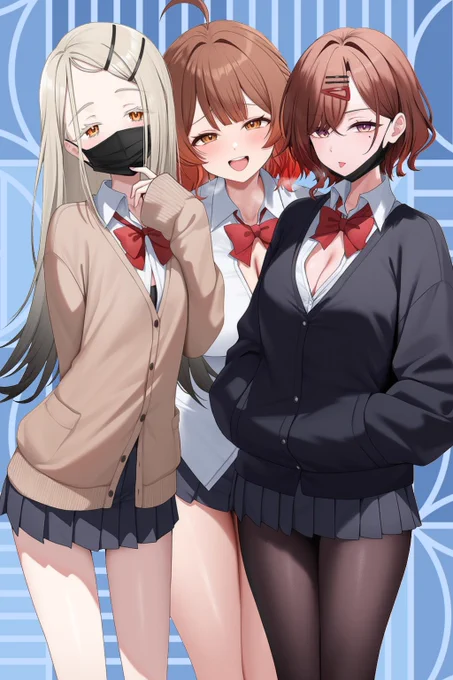 ギャル学園の御三家(文字なしver)#学マス #シャニマス 