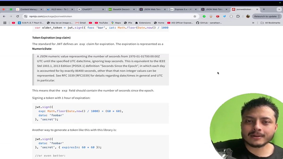 ashish_st's tweet photo. 🚀 Day 121 - Backend Mastery

🔑 Refresh Token &amp; Access Token ensure continuous authentication without repeated logins.

⏳ Token Expiry Matters
⚙️ Middleware

#BackendDevelopment #JWT #AccessToken #RefreshToken #Middleware #Authentication #WebSecurity #WebDevJourney https://t.co/ZmyfZzDXpx