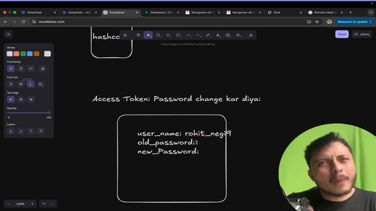 ashish_st's tweet photo. 🚀 Day 121 - Backend Mastery

🔑 Refresh Token &amp; Access Token ensure continuous authentication without repeated logins.

⏳ Token Expiry Matters
⚙️ Middleware

#BackendDevelopment #JWT #AccessToken #RefreshToken #Middleware #Authentication #WebSecurity #WebDevJourney https://t.co/ZmyfZzDXpx