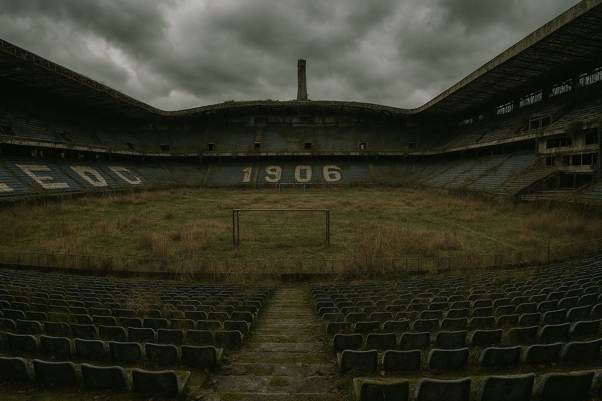 Oteurecunchode1's tweet photo. Hoy te voy a generar tristeza: así se vería Riazor después de años de abandono. 💔 #Riazor #Deportivo #Abandono #Nostalgia #Fútbol #Galicia #LoQuePudoSer #mirandesdepor https://t.co/ArmQwv8x7N