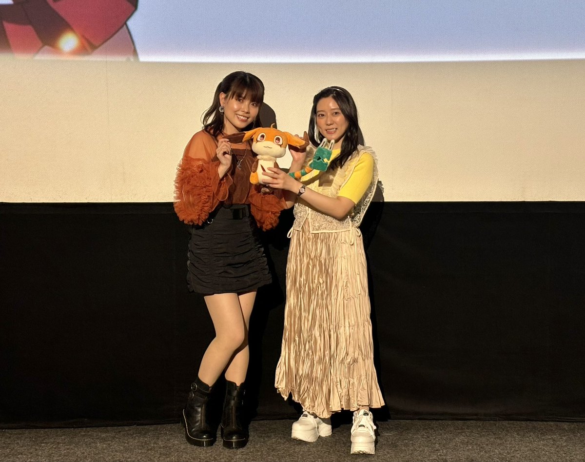 7年越しにみんなの前で｢ねねー！｣て言えたの宝すぎる…！

久しぶりに会ったえりぴょんは、エレンと同じくらい明るく頭が回って寄り添ってくれた…心があたたかい…！

#刀使ノ巫女 を好きでいてくれる皆様にまたお会いできますように🔥