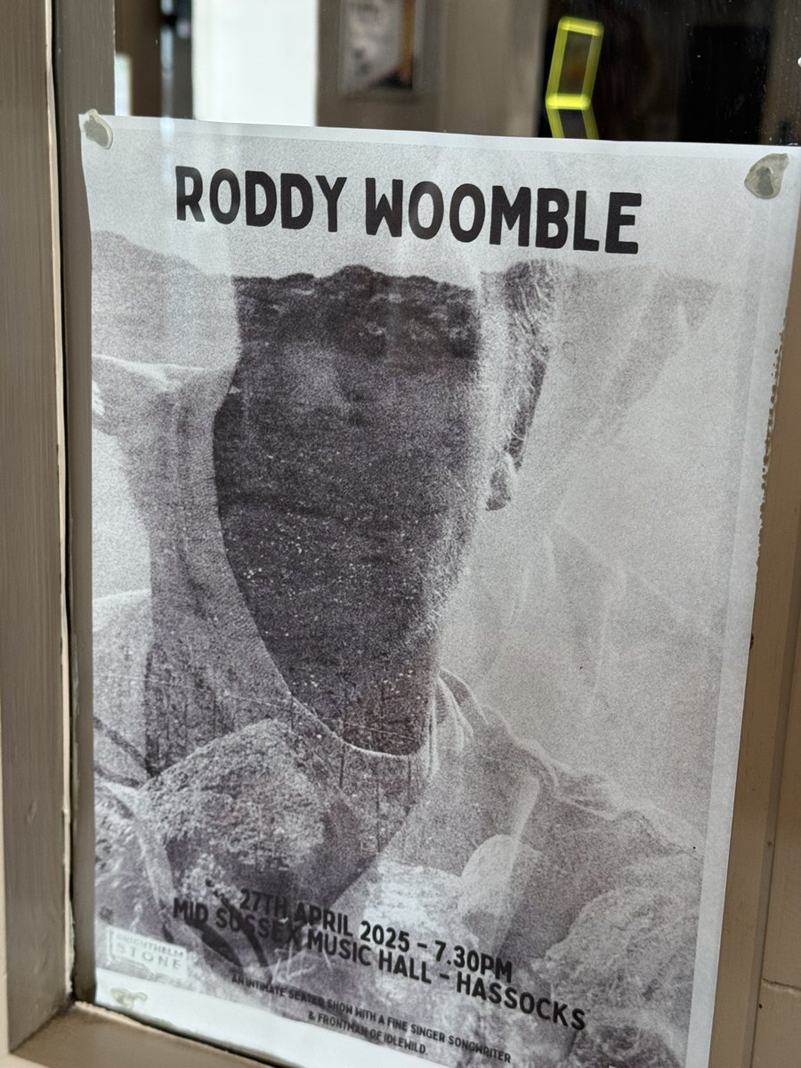 BrighthelmstonePromo (@brighthelmstone) on Twitter photo Reminder. The excellent:
<a href="/SorrenMaclean/">Sorren Maclean</a> will be supporting <a href="/RoddyWoomble/">Roddy Woomble</a> in Hassocks on the 27th April at Mid Sussex Music Hall.
Tickets available in bio above ☝️ Reminder. The excellent:
<a href="/SorrenMaclean/">Sorren Maclean</a> will be supporting <a href="/RoddyWoomble/">Roddy Woomble</a> in Hassocks on the 27th April at Mid Sussex Music Hall.
Tickets available in bio above ☝️