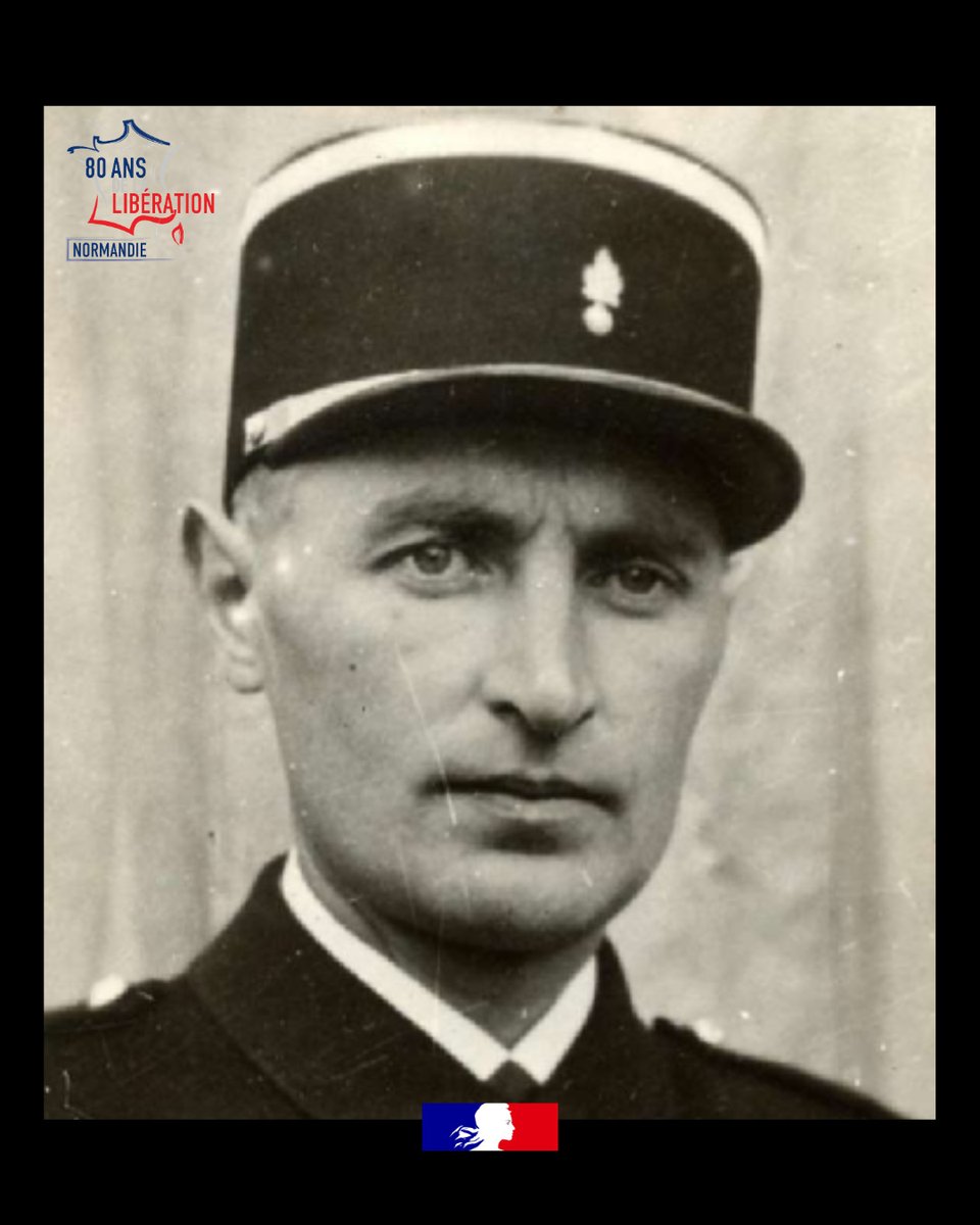 Prefet61's tweet photo. #80e 🗓 Il y a 80 ans, en avril 1945, Berthy Bouyet, Francis Collet et Daniel Jean, gendarmes de la brigade de Sées, mourraient en Allemagne, peu après la libération des camps par les alliés, victimes des conditions de vie dans les camps de concentration nazis.

🤝 Engagés activement dans la résistance locale dès 1941, ils interviennent le 4 juillet 1943 à Belfont, aidés par des villageois, pour sauver des aviateurs américains après que leurs bombardiers ont été abattus par la défense anti-aérienne allemande.

🔴 Ce sauvetage fera l'objet d'une enquête menée par la Gestapo qui conduira à 60 arrestations, dont les trois gendarmes de Sées. Soumis à la torture, aucun ne parle et ils sont déportés, en août 1943 en Allemagne, dans des camps de concentration dont ils ne reviendront pas.

➡ Une stèle en hommage à leur sacrifice a été érigée à Sées afin que les Ornaises et Ornais n’oublient jamais.

Crédits images: Archives départementales de l'Orne