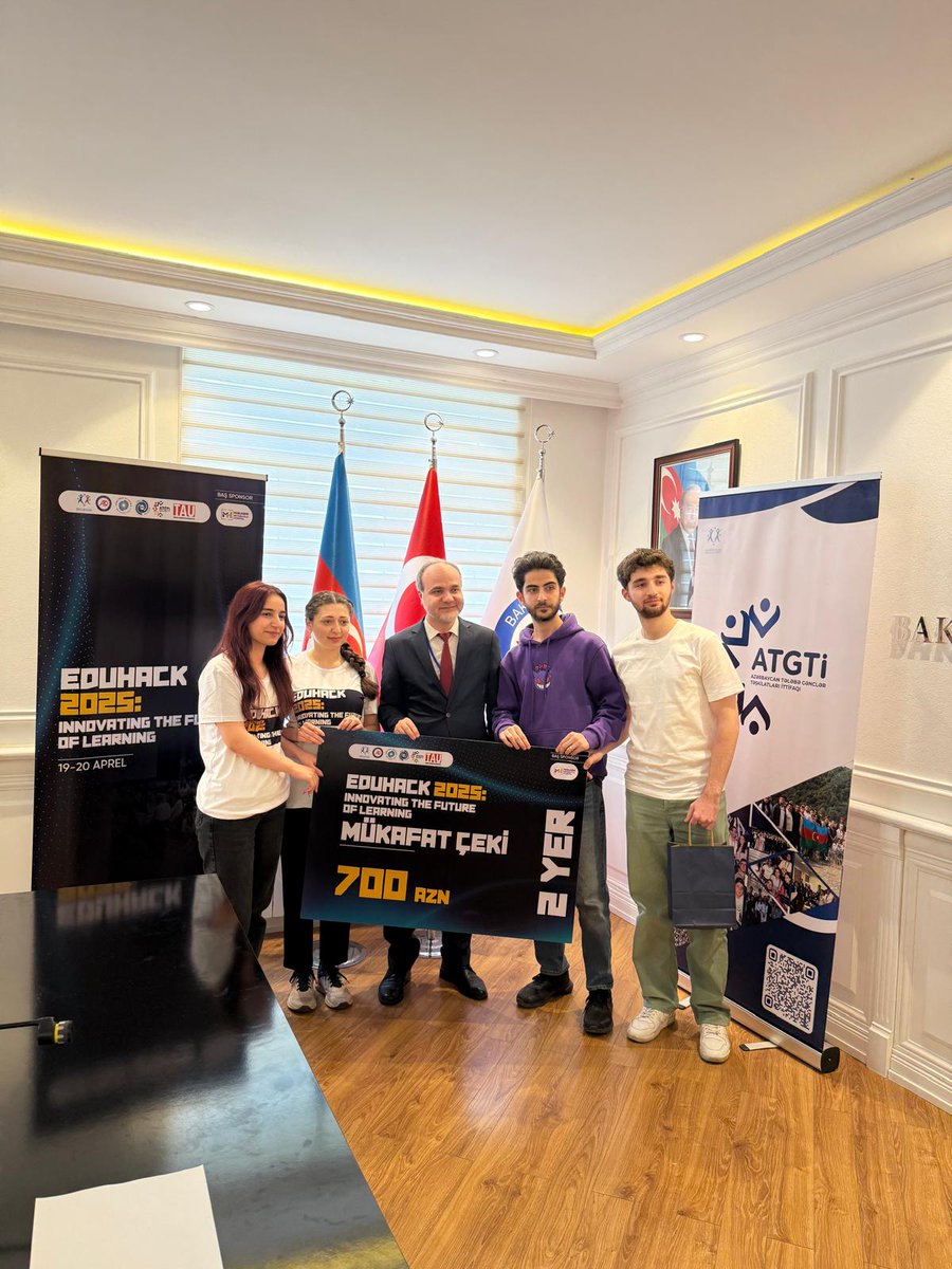 NİĞDE TEKNOPARK (@nigdeteknopark) on Twitter photo EDUHACK2025, Bakü'de gerçekleştirildi!
Bakü Avrasya Üniversitesi ev sahipliğinde Niğde Ömer Halisdemir Üniversitesi iş birliği, Türkiye Azerbaycan Üniversitesi'nin destekleri ve Niğde Teknopark A.Ş. organizasyonunda gerçekleştirilen hackathonumuza 12 üniversiteden 15 takım EDUHACK2025, Bakü'de gerçekleştirildi!
Bakü Avrasya Üniversitesi ev sahipliğinde Niğde Ömer Halisdemir Üniversitesi iş birliği, Türkiye Azerbaycan Üniversitesi'nin destekleri ve Niğde Teknopark A.Ş. organizasyonunda gerçekleştirilen hackathonumuza 12 üniversiteden 15 takım