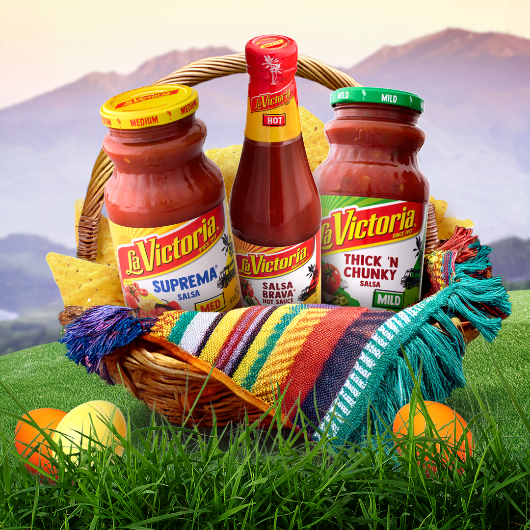 The ultimate Easter basket glow up serving iconic flavor and vibes! 🥚🌶️

#LAVICTORIABrand #HappyEaster #BasketOfFlavor