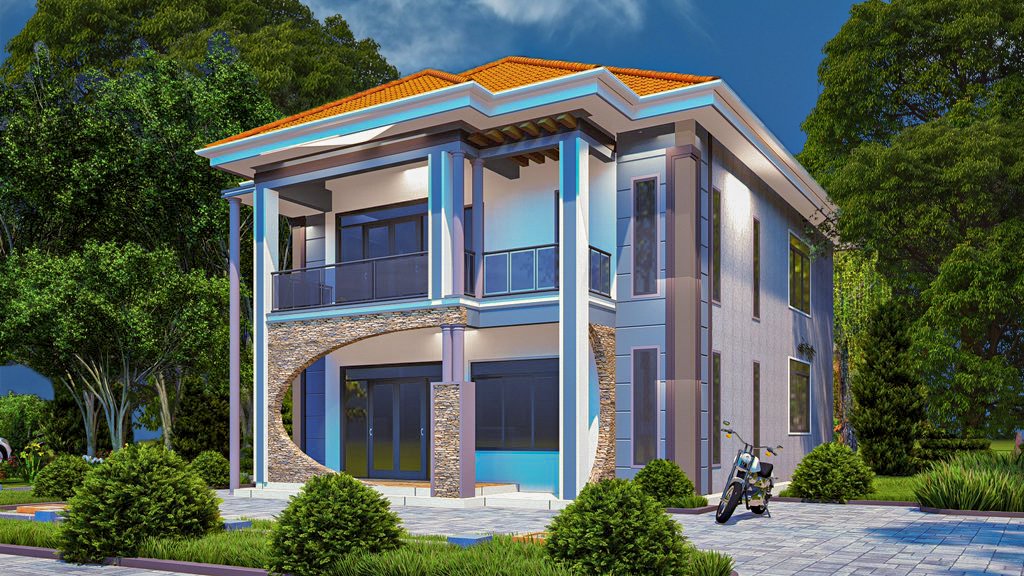 Check our latest design out that fits in a 50x100ft plot.

Ground floor has;
-Kitchen 
-Dining 
-Sitting room
-Store
-Bathroom

First floor has;
-3 bedrooms 
-3bathrooms

We design and build 

Dm or call/whatsapp + 256779043725