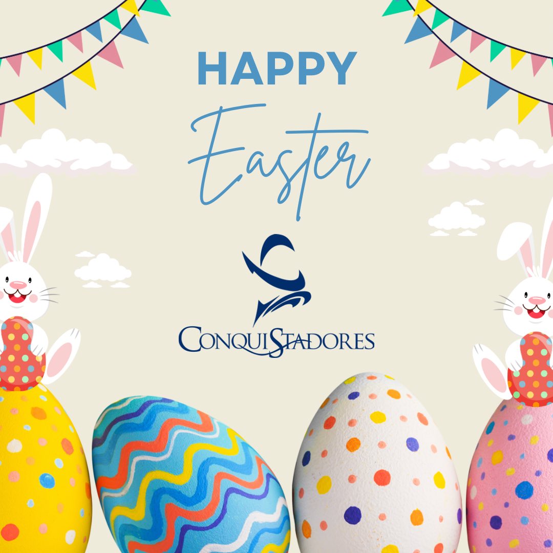 DVHSYISD's tweet photo. Happy Easter Conquistadores! Enjoy the day with family and friends alike. #OFOD #ItsWhatWeDo #WeAreOne #ExcellenceByDesign #LetTheConquestBegin #CEO #THEDISTRICT @ysletaisd https://t.co/QlgAJrQfM4