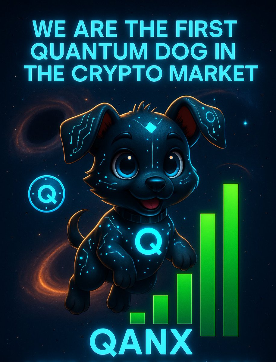 The_QuantumDog's tweet photo. "#Qdog is powered by 
@QANplatform
's groundbreaking post-quantum blockchain with top-notch security. As the world's first Quantum Dog in the crypto space, we are ushering in the Quantum Meme Era. We are committed to maintaining transparency and fostering unwavering trust in our community.Mainnet will soon be launched on #QANX, bringing a Great Technological Revolution to the Crypto Market."