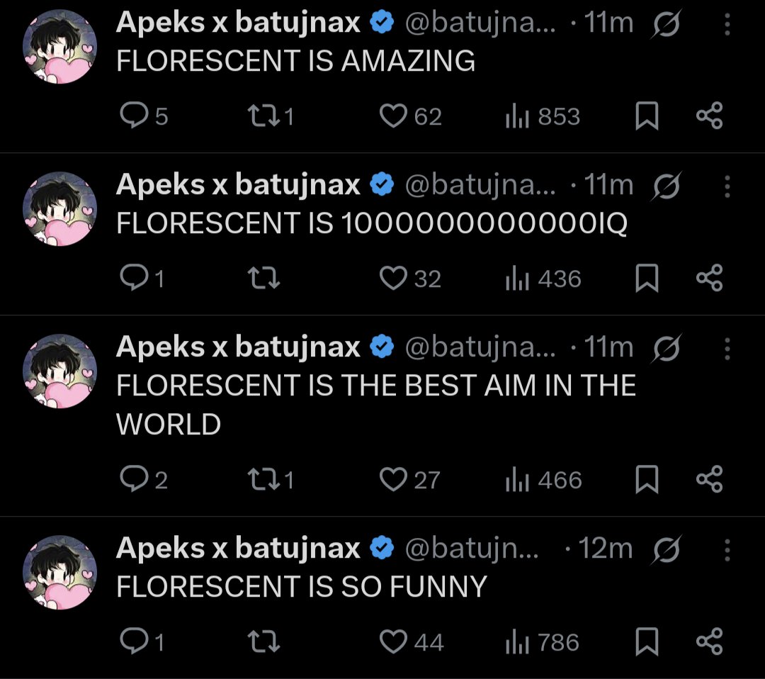 Something is happening in the Apeks camp it seems