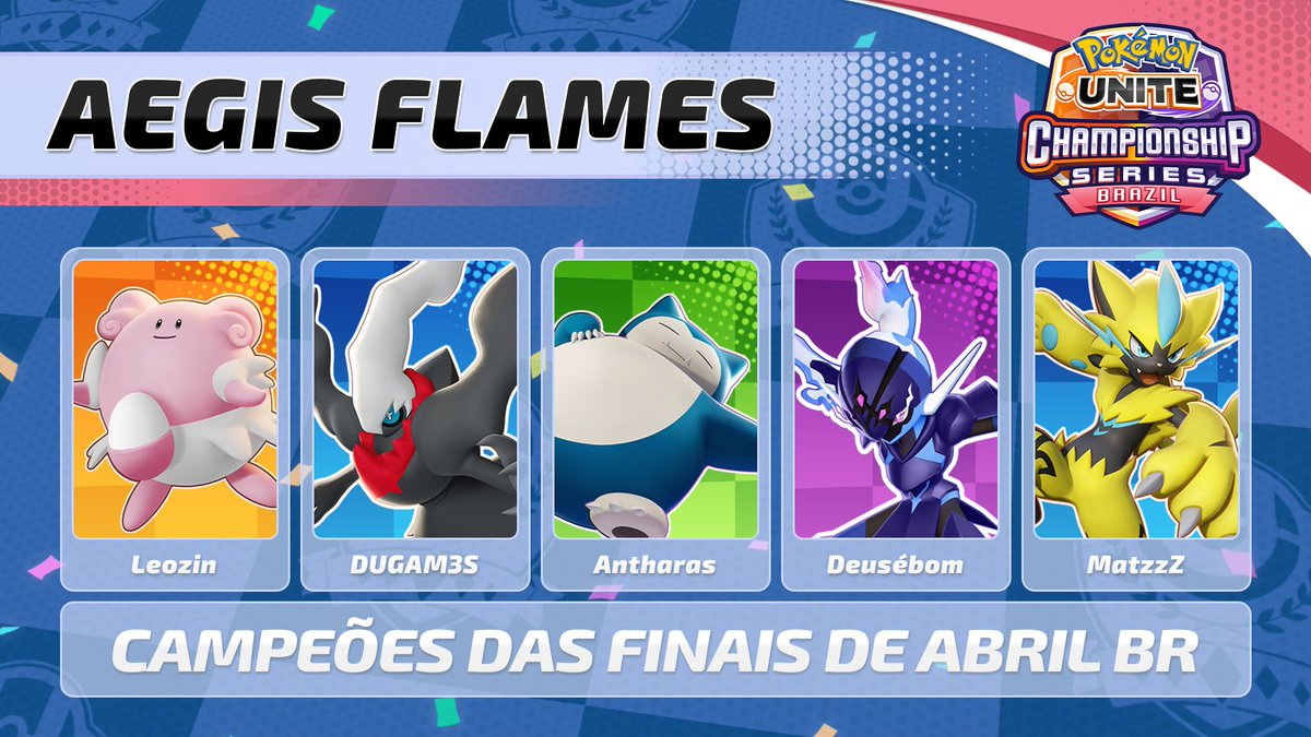 UniteBrazil's tweet image. Que espetáculo foram essas Finais de Abril! Parabéns a todos que fizeram essa competição acontecer, um salve especial para os nossos campeões, que brilharam demais! Agora é hora de comemorar a Páscoa em grande estilo! 😎🏆

#PokemonUNITE | #UNITEesports