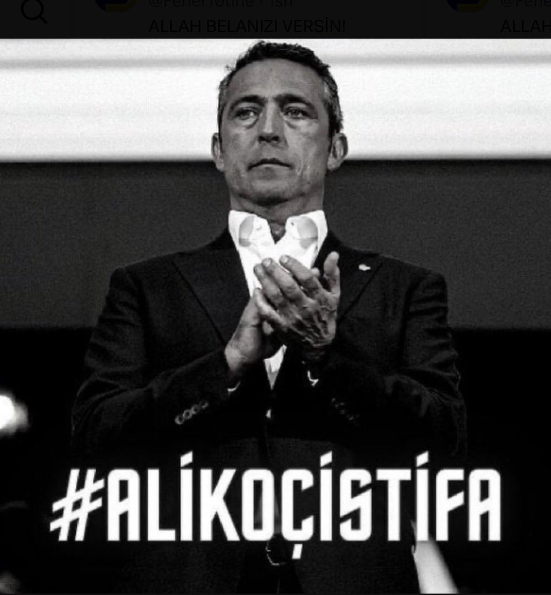 #AliKoçİstifa 
Biraz onur şeref haysiyetiniz varsa defolup gidersiniz