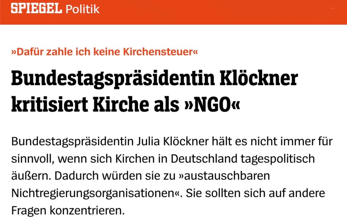thore9512's tweet photo. Wenn Kirche nur noch Segen spenden soll, aber schweigen muss, wenn es politisch wird – dann hat sie aus der  dunkelsten Zeit Deutschlands nichts gelernt. Wer unsere Demokratie stützen will, darf nicht verlangen, dass Kirchen leise sind. Auch Frau Klöckner sollte das wissen. https://t.co/dFdLJIYKNt
