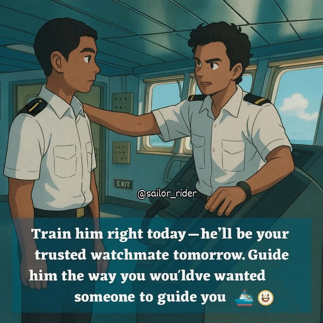 "Train him right today—he’ll be your trusted watchmate tomorrow."
By guiding cadets with patience and care, you’re building a stronger, more reliable bridge team—and creating the kind of working environment you always hoped for.
<a href="/dgshipping_IN/">Directorate General of Shipping, Govt. of India</a>
<a href="/shippingics/">International Chamber of Shipping (ICS)</a>
<a href="/ilo/">International Labour Organization</a> <a href="/IMOHQ/">International Maritime Organization</a>