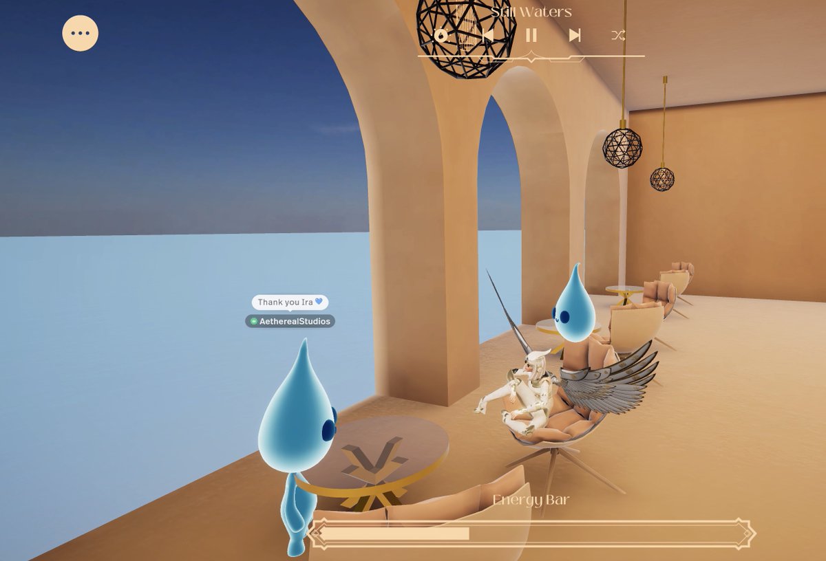 iraxlab's tweet image. Just visited Aqua Aeterna in @Spatial_io —
a beautifully peaceful world that feels like floating in thought.
Left with the Blue Spirit aura… 💙🌊
Highly recommended for a moment of calm.
@AetherealStds #iraxlab #SpatianGuide #lightkeeper #Web3 #spatial #VirtualExperience