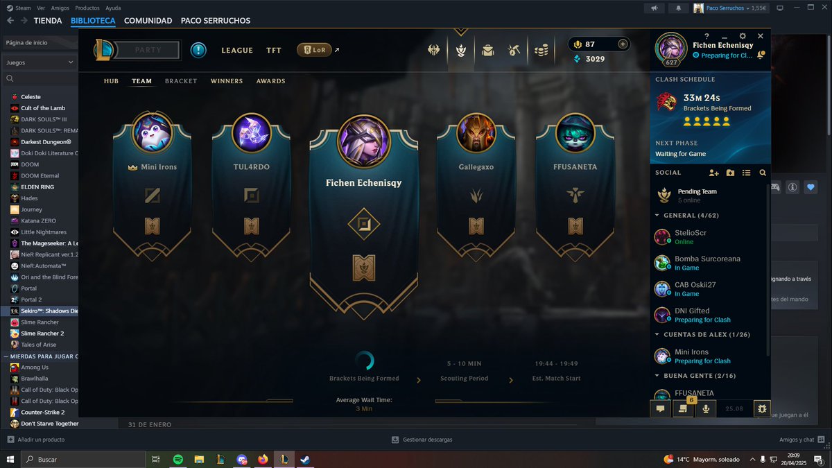 Plagues_prayer's tweet photo. @riotgames @lol_es mi bro tulardo se va a quedar sin jugar el clash porque vuestro juego va de culo, pero , eso si, la tienda de va de lujo https://t.co/f03FXb0ABn