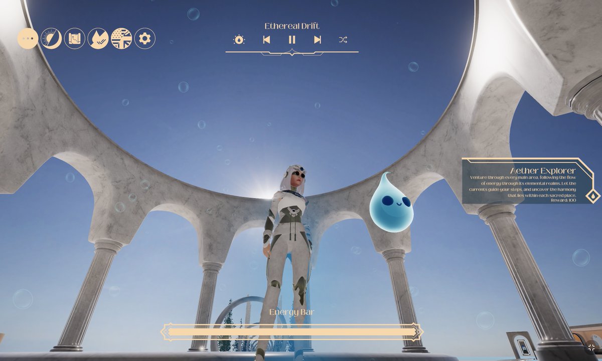 iraxlab's tweet image. Just visited Aqua Aeterna in @Spatial_io —
a beautifully peaceful world that feels like floating in thought.
Left with the Blue Spirit aura… 💙🌊
Highly recommended for a moment of calm.
@AetherealStds #iraxlab #SpatianGuide #lightkeeper #Web3 #spatial #VirtualExperience