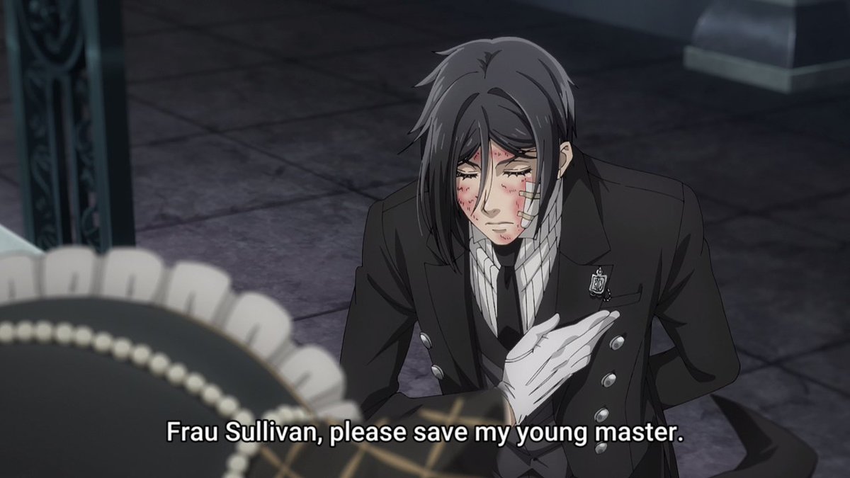 "Just please save my young master."
"Forget about me. Attend to my young master!"
"If you will do that, I will follow any order you give me."
Sebastian cares so much about Ciel.
#kuroshitsuji #blackbutler #黒執事
#sebaciel