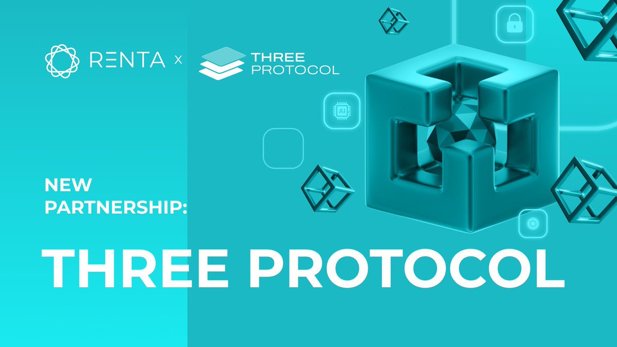 soulman 🎮 (@web3gamemaster) on Twitter photo I got some amazing news to share today guys. <a href="/RentaNetwork/">Renta Network</a> just partnered with <a href="/ThreeProtocol/">Three Protocol</a> and they couldn't be more excited about what this means for all of you.
If you've been following #RentaNetwork journey, you know they have been building infrastructure for tokenized I got some amazing news to share today guys. <a href="/RentaNetwork/">Renta Network</a> just partnered with <a href="/ThreeProtocol/">Three Protocol</a> and they couldn't be more excited about what this means for all of you.
If you've been following #RentaNetwork journey, you know they have been building infrastructure for tokenized