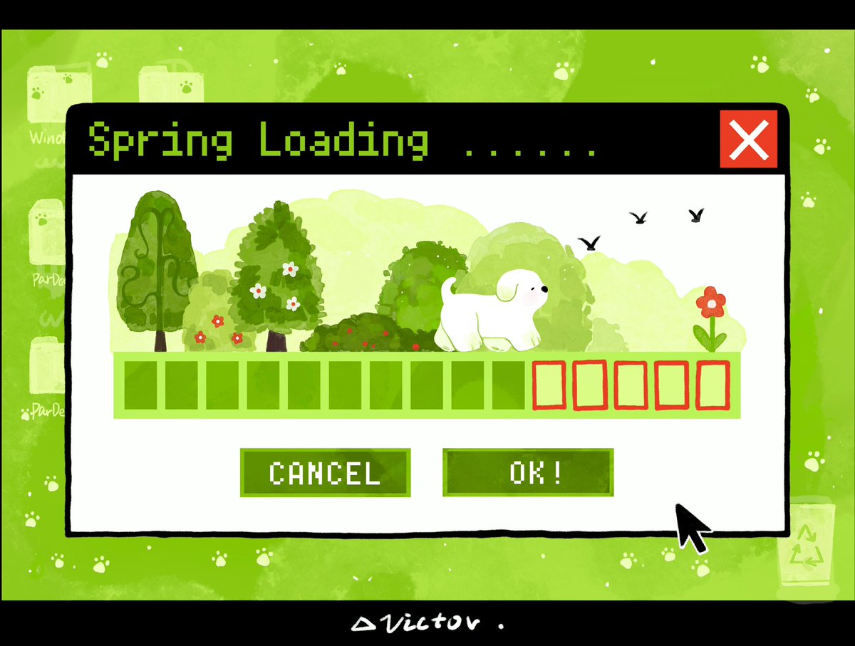 Par123333's tweet photo. spring loading……#art https://t.co/Pr97ymnjGO