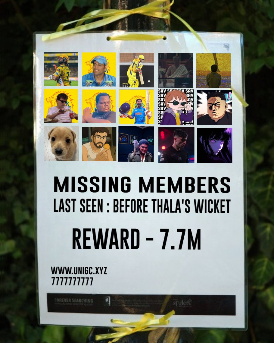 You know what is the reason behind their missing 
kohli 50*
RCB WON
ROHIT 50
MI WON
CSK LOST