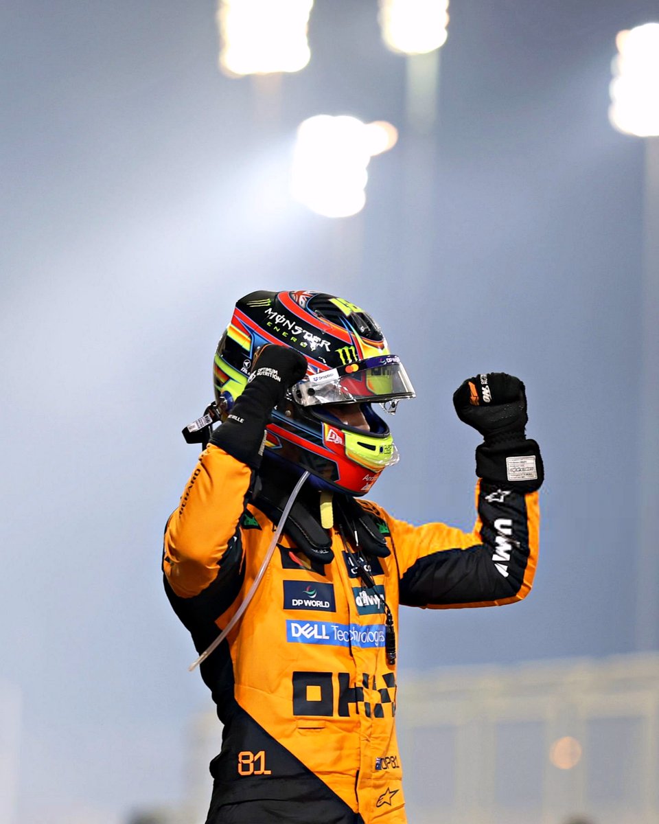 Oscar Piastri, o novo líder do campeonato. 3 vitórias em 5 corridas esta época! 🌟