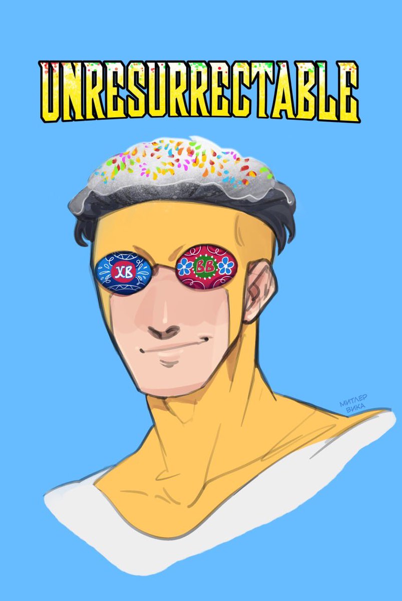 sarah_mithler's tweet photo. this is my invincible war oc his name is unresurrectable 

happy Easter everyone lollll

#invincible #INVINCIBLEWAR https://t.co/hW5crXiWJi