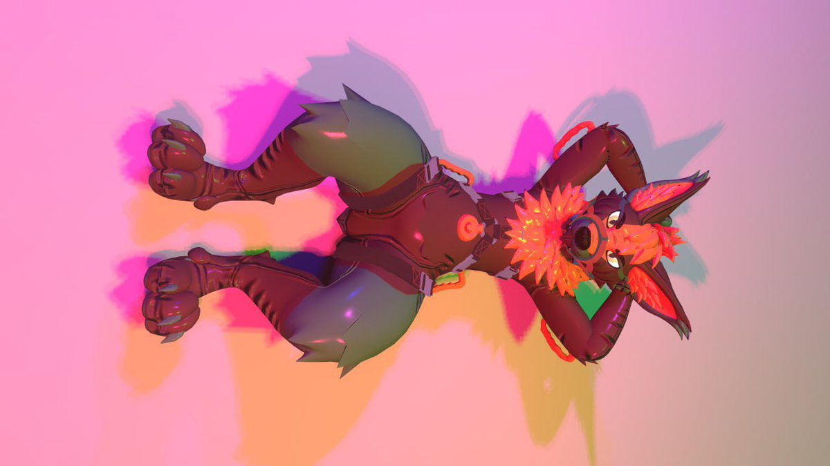 RubberShox's tweet photo. @NovaWolfsky Avatar for Bf! #Comission #latex #Squaky #pooltoy #vrchat #avatars #freakhound https://t.co/ZMHBCS8vpC