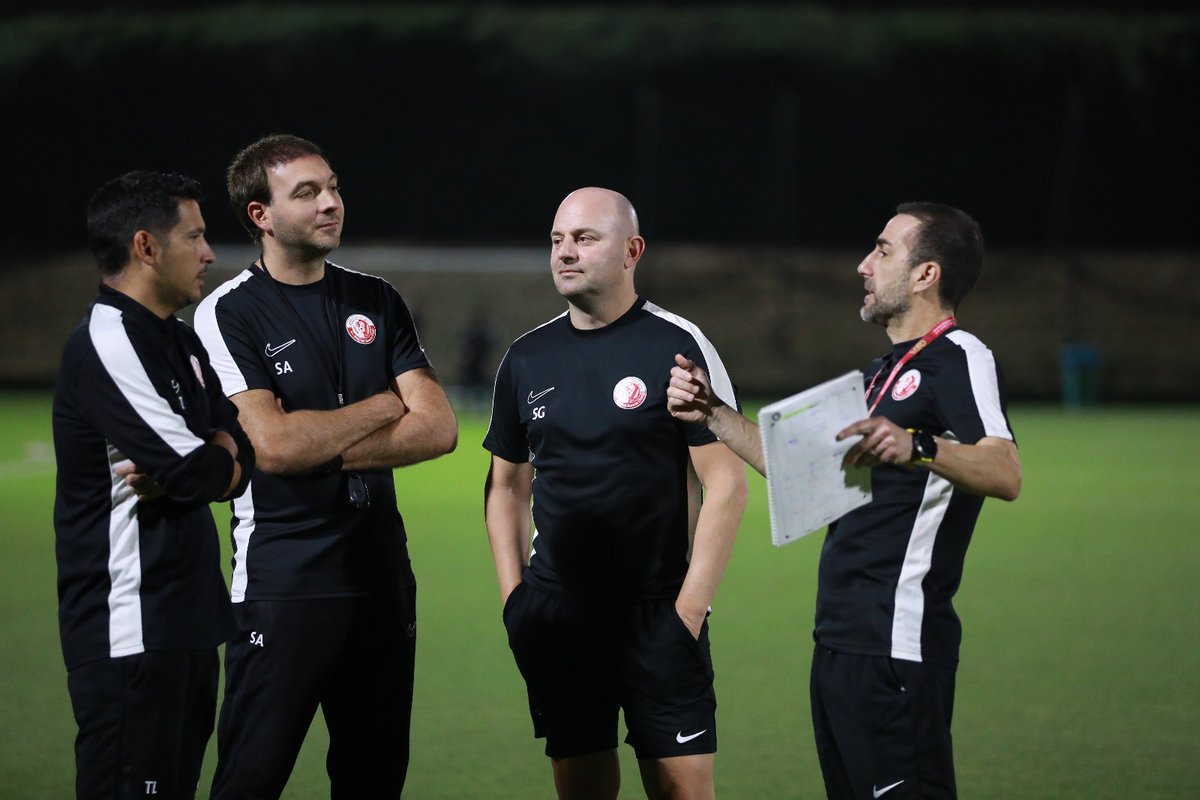 AnguloSergi's tweet photo. Finish and other @QSL_EN league really special.⚽️

We have achieved the record of @alshamal_club points and best position of QSL table, 6 place 

Happy to be back to Al-Shamal Family since December 2024.⚪️🔴🇶🇦🏠

We will continue dreaming💭
We will continue working.👨🏼‍💻💪🏽
#football https://t.co/CAPbYEhG3p
