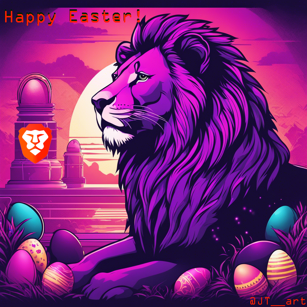 JT__art's tweet photo. #HappyEaster $BAT @AttentionToken @BAT_Community @brave @BAT_Brigade #browser #cryptocurrency #crypto #holidays https://t.co/BF4jJHOqOc