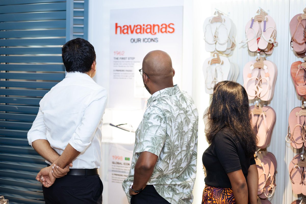 em_saeed's tweet photo. Had the honor of inaugurating the first Havaianas-Maldives store in Male’. https://t.co/gZMRB42M1L