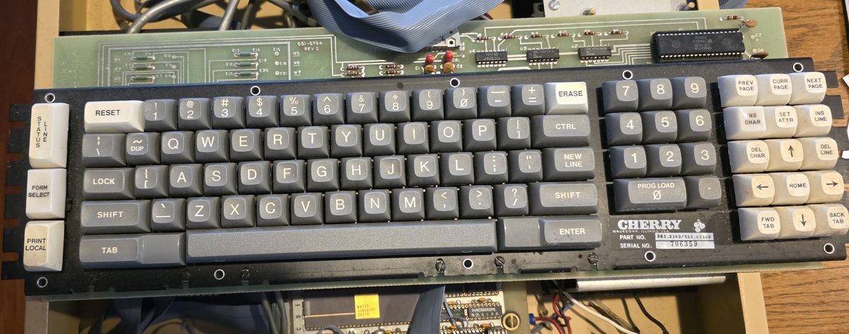 I also have a rare custom #Motorola 68000 (SC) chip from 1983, 8 MHz, from @caltech EE Dept. I used it in a  project computer emulating a VT100. Ceramic, gold top, working ages ago. Alone or with the wire wrapped computer, and/or vintage Cherry keyboard. Make offer.