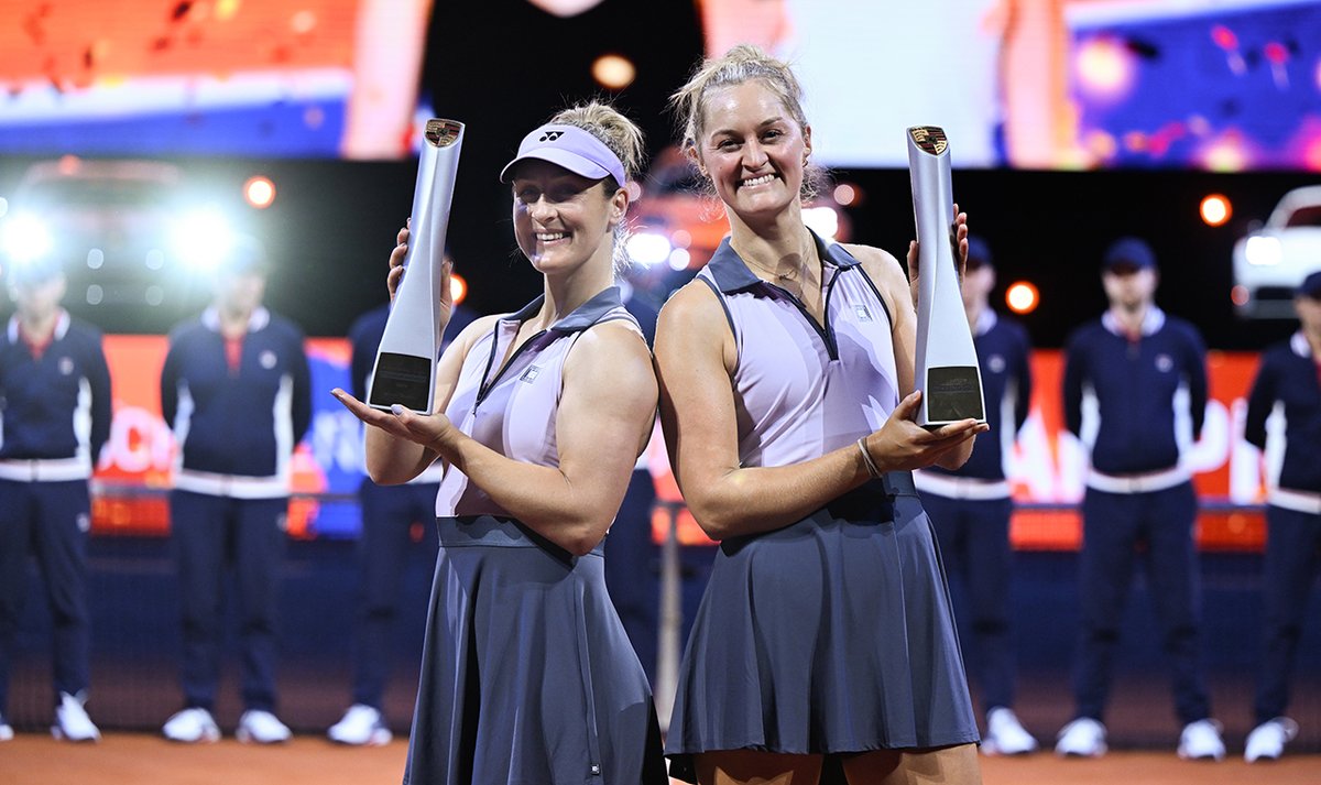 Dave Worsley (@davelworsley) on Twitter photo Another title for <a href="/erinroutliffe/">Erin Routliffe</a> in consecutive tournaments, as she teams up with Gaby Dabrowski again to win <a href="/PorscheTennis/">Porsche Tennis</a>
#Tennis Another title for <a href="/erinroutliffe/">Erin Routliffe</a> in consecutive tournaments, as she teams up with Gaby Dabrowski again to win <a href="/PorscheTennis/">Porsche Tennis</a>
#Tennis