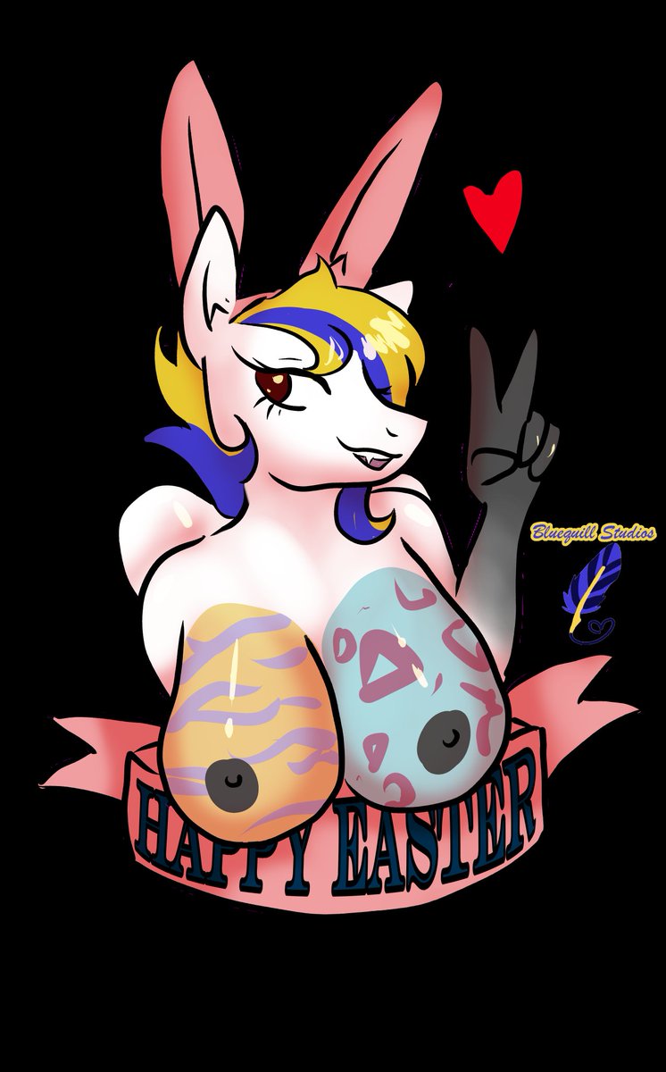 BluequilStudios's tweet photo. Happy Easter Sexys

I hope your day is full of eggs and chocolate. My eggs could use some Scrambling.... Or Fertilizing 😘 

I'm gonna make this YCH for next year.

And more examples down below https://t.co/RtOgTdADzD