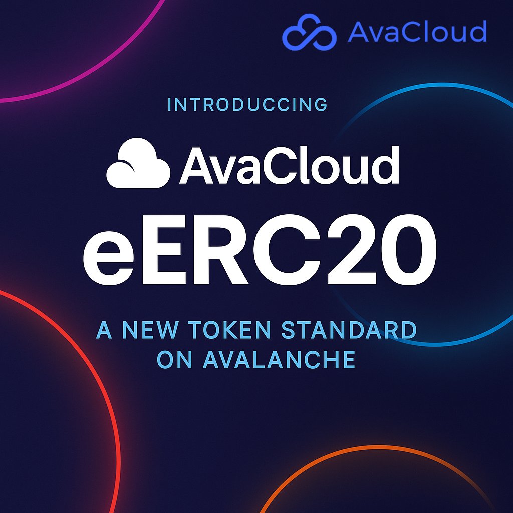 mtsurve's tweet photo. Say hello to the next evolution in token standards: eERC20, built by @AvaCloud on Avalanche.

It’s modular. Scalable. Secure.
Here’s what it is, why it matters, and what you can build with it 👇🧵

#Avalanche #eERC20 #Web3 #AVAX https://t.co/xfTc8pAoYp