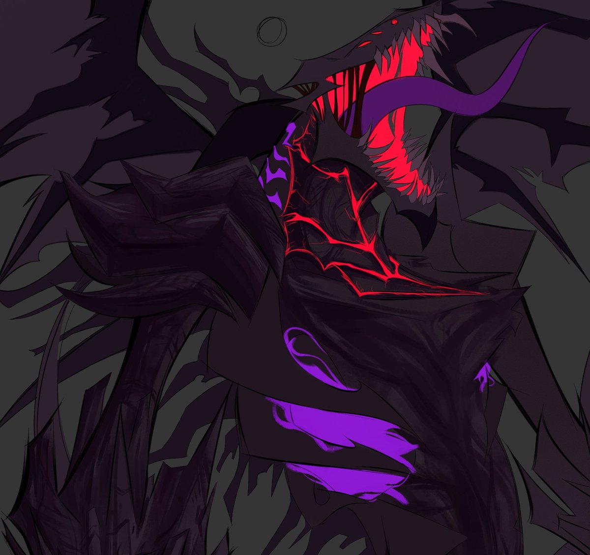 darkoryx_zero's tweet photo. WIP 🤙
#ibisPaintX #evil #DarkGod 
#DigitalArtist https://t.co/9ioLBIaMBl